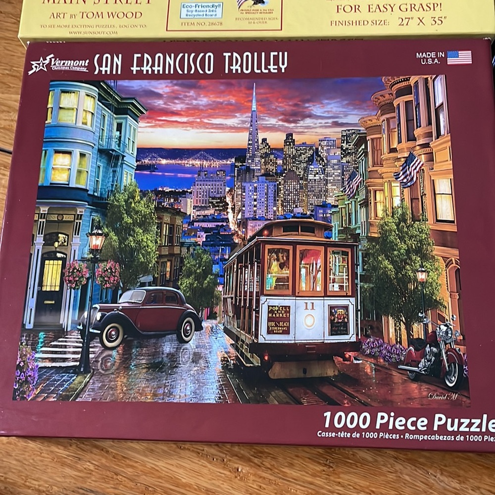 Puzzle Bundle (2) each 1000 pieces - see photos